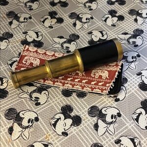 Elegant Brass and Black Decorative Telescope